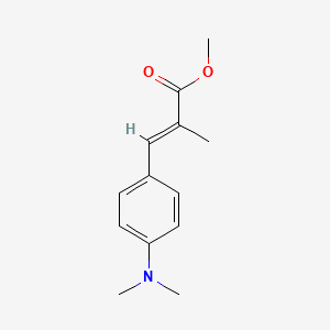 molecular formula C13H17NO2 B14133908 (E)-3-(4-dimethylaminophenyl)-2-methylacrylic acid methyl ester 