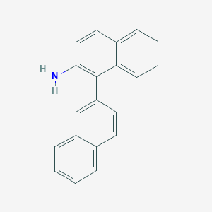molecular formula C20H15N B14133913 [1,2'-Binaphthalen]-2-amine 