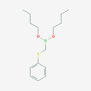 molecular formula C15H25BO2S B14133952 Dibutyl ((phenylthio)methyl)boronate CAS No. 70558-00-8