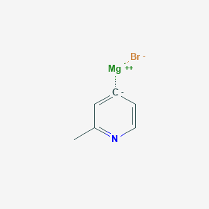 molecular formula C6H6BrMgN B14133993 2-Methyl-4-pyridylmagnesium bromide 
