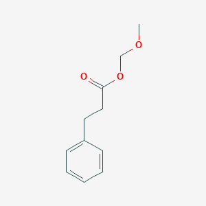 molecular formula C11H14O3 B14134058 Methoxymethyl 3-phenylpropanoate CAS No. 99837-98-6