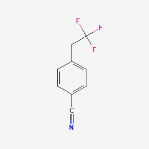 molecular formula C9H6F3N B14134087 4-(2,2,2-Trifluoroethyl)benzonitrile 
