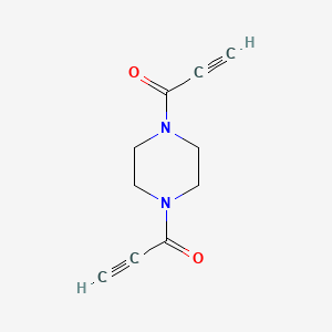 molecular formula C10H10N2O2 B14134168 Piperazine, 1,4-dipropioloyl- CAS No. 94268-50-5