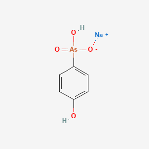 molecular formula C6H6AsNaO4 B14134397 p-Hydroxyphenylarsonate sodium CAS No. 2437-19-6