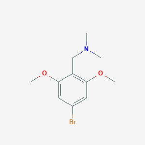 molecular formula C11H16BrNO2 B1413441 [(4-Bromo-2,6-dimethoxyphenyl)methyl]dimethylamine CAS No. 1883429-47-7