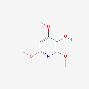 molecular formula C8H11NO4 B1413452 2,4,6-Trimethoxypyridin-3-ol CAS No. 1949816-21-0