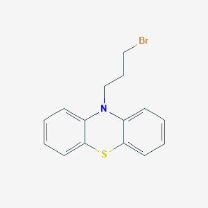 molecular formula C15H14BrNS B141346 10-(3-Bromopropyl)phenothiazine CAS No. 92357-95-4