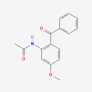 molecular formula C16H15NO3 B14134670 N-(2-Benzoyl-5-methoxyphenyl)acetamide 