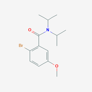 molecular formula C14H20BrNO2 B14134719 2-Bromo-N,N-diisopropyl-5-methoxybenzamide 