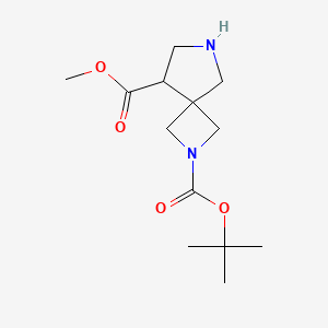 B1413474 2-(Tert-butyl) 8-methyl 2,6-diazaspiro[3.4]octane-2,8-dicarboxylate CAS No. 2028341-88-8