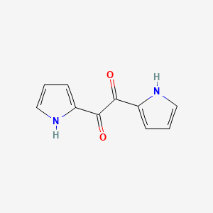 molecular formula C10H8N2O2 B14134854 Dipyrrolyldiketone CAS No. 643-78-7