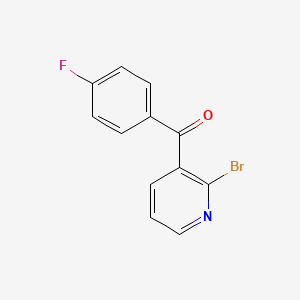 molecular formula C12H7BrFNO B1413492 2-Bromo-3-(4-fluorobenzoyl)pyridine CAS No. 2034155-37-6