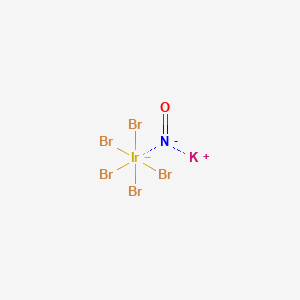 molecular formula Br5IrKNO-2 B14134935 Potassium;nitroxyl anion;pentabromoiridium(2-) 