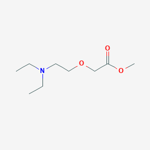 molecular formula C9H19NO3 B14134987 Methyl [2-(diethylamino)ethoxy]acetate CAS No. 89207-17-0