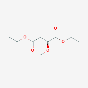 molecular formula C9H16O5 B14135069 Diethyl (S)-2-methoxysuccinate CAS No. 77325-99-6