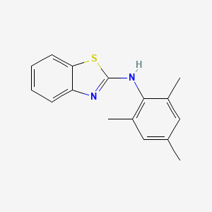 molecular formula C16H16N2S B14135107 N-Mesityl-2-aminobenzothiazole 