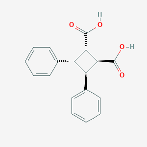 molecular formula C18H16O4 B14135115 mu-Truxinic acid CAS No. 528-35-8