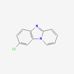 molecular formula C11H7ClN2 B14135230 8-Chloropyrido[1,2-a]benzimidazole 