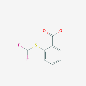 molecular formula C9H8F2O2S B14135247 Methyl 2-((difluoromethyl)thio)benzoate CAS No. 79676-61-2
