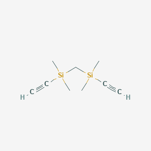 molecular formula C9H16Si2 B14135401 Methylenebis[ethynyl(dimethyl)silane] CAS No. 6984-09-4
