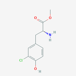 molecular formula C10H12ClNO3 B14135442 3-Chloro-D-tyrosine methyl ester CAS No. 690954-95-1