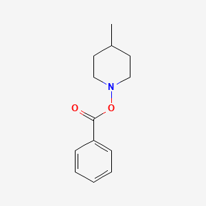 molecular formula C13H17NO2 B14135494 4-Methylpiperidin-1-yl benzoate 