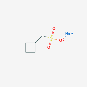 molecular formula C5H9NaO3S B1413558 Sodium cyclobutylmethanesulfonate CAS No. 1935644-15-7