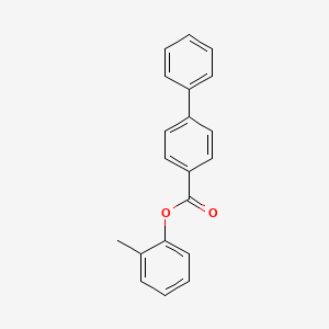 molecular formula C20H16O2 B14135686 2-Methylphenyl biphenyl-4-carboxylate 