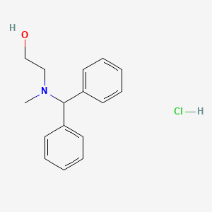 molecular formula C16H20ClNO B14135706 2-(Benzhydryl-methyl-amino)ethanol CAS No. 63765-72-0