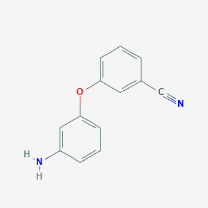 molecular formula C13H10N2O B14135716 3-(3-Aminophenoxy)benzonitrile 