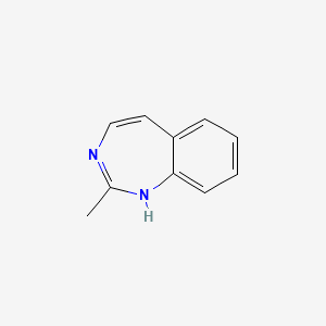 molecular formula C10H10N2 B14135720 2-Methyl-1H-1,3-benzodiazepine CAS No. 88820-30-8