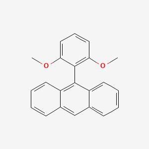 molecular formula C22H18O2 B14135722 9-(2,6-Dimethoxyphenyl)anthracene 