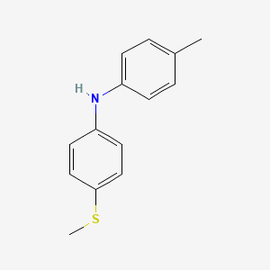 molecular formula C14H15NS B14135733 4-Methyl-N-(4-(methylthio)phenyl)aniline 