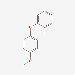molecular formula C14H14O2 B14135819 Benzene, 1-(4-methoxyphenoxy)-2-methyl- CAS No. 223655-23-0