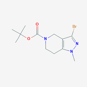 3-Bromo-1-methyl-1,4,6,7-tetrahydro-pyrazolo[4,3-c]pyridine-5-carboxylic acid tert-butyl ester