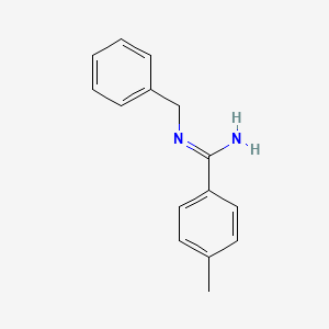 molecular formula C15H16N2 B14135880 N'-Benzyl-4-methylbenzene-1-carboximidamide CAS No. 116204-77-4