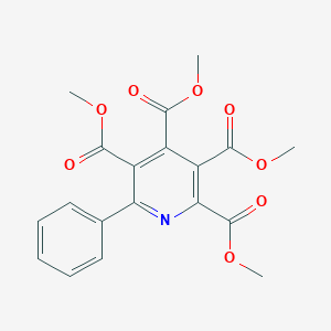molecular formula C19H17NO8 B14135886 Tetramethyl 6-phenylpyridine-2,3,4,5-tetracarboxylate CAS No. 4626-45-3