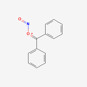 molecular formula C13H10NO2+ B14135888 (Diphenylmethylidene)(nitroso)oxidanium CAS No. 89196-85-0
