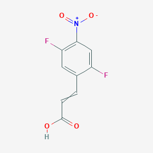 2,5-Difluoro-4-nitrocinnamic acid