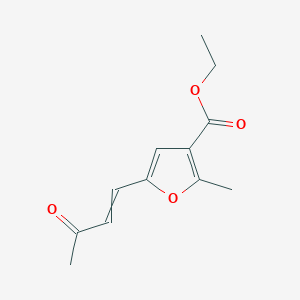 (E)-ethyl 2-methyl-5-(3-oxobut-1-en-1-yl)furan-3-carboxylate