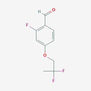 4-(2,2-Difluoropropoxy)-2-fluorobenzaldehyde