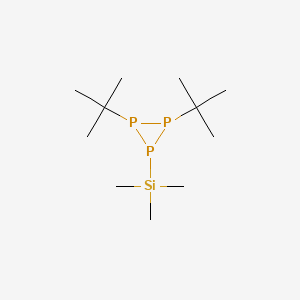 molecular formula C11H27P3Si B14135955 Di-tert-butyl(trimethylsilyl)triphosphirane CAS No. 88764-66-3
