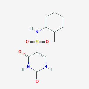 molecular formula C11H17N3O4S B14135974 N-(2-methylcyclohexyl)-2,4-dioxo-1,2,3,4-tetrahydropyrimidine-5-sulfonamide CAS No. 1171706-59-4