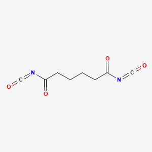 molecular formula C8H8N2O4 B14135983 Hexanedioyl diisocyanate CAS No. 3998-31-0