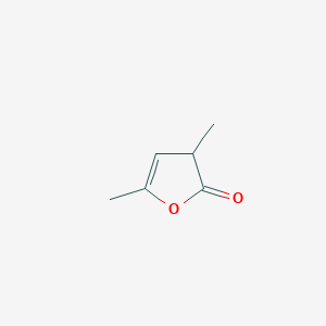 molecular formula C6H8O2 B14136003 3,5-Dimethylfuran-2(3H)-one CAS No. 3740-58-7