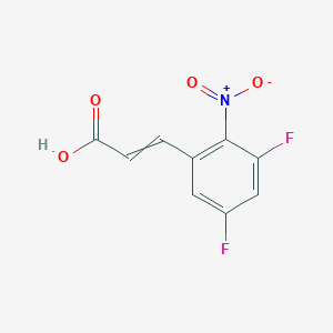 3,5-Difluoro-2-nitrocinnamic acid