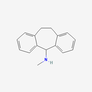 molecular formula C16H17N B14136176 N-Methyl-10,11-dihydro-5H-dibenzo[a,d][7]annulen-5-amine 