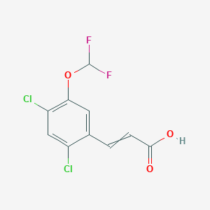 2,4-Dichloro-5-(difluoromethoxy)cinnamic acid