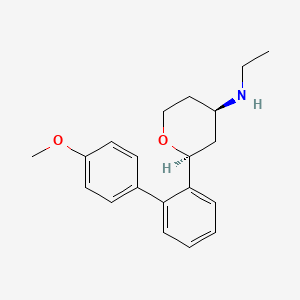 (2S,4R)-N-Ethyl-2-(4'-methoxybiphenyl-2-yl)tetrahydro-2h-pyran-4-amine