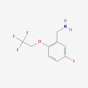 5-Iodo-2-(2,2,2-trifluoroethoxy)benzylamine